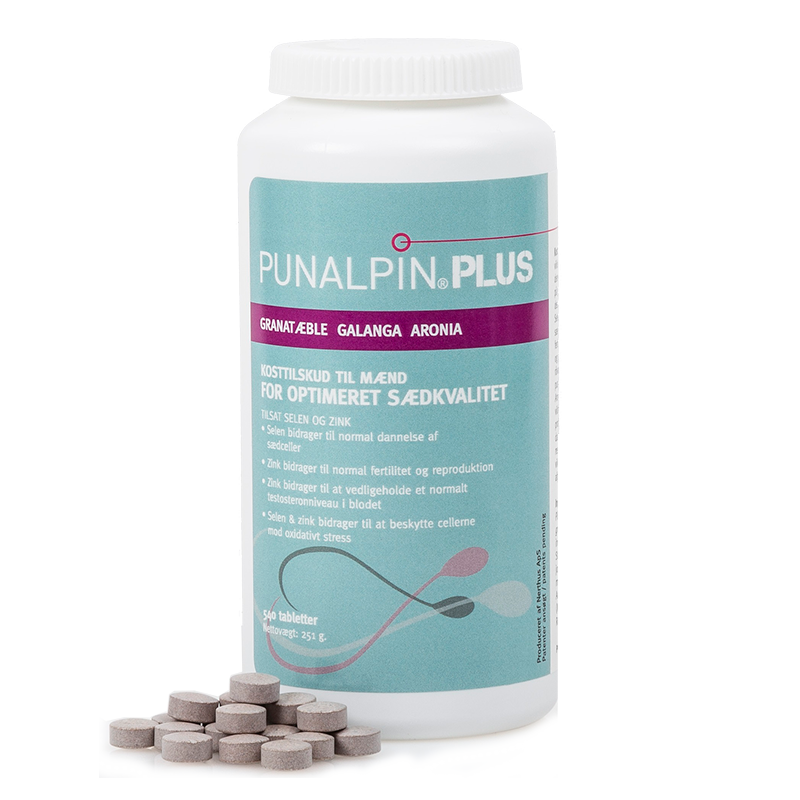 Punalpin® Plus – Kosttilskud til Mænds Fertilitet og Sundhed