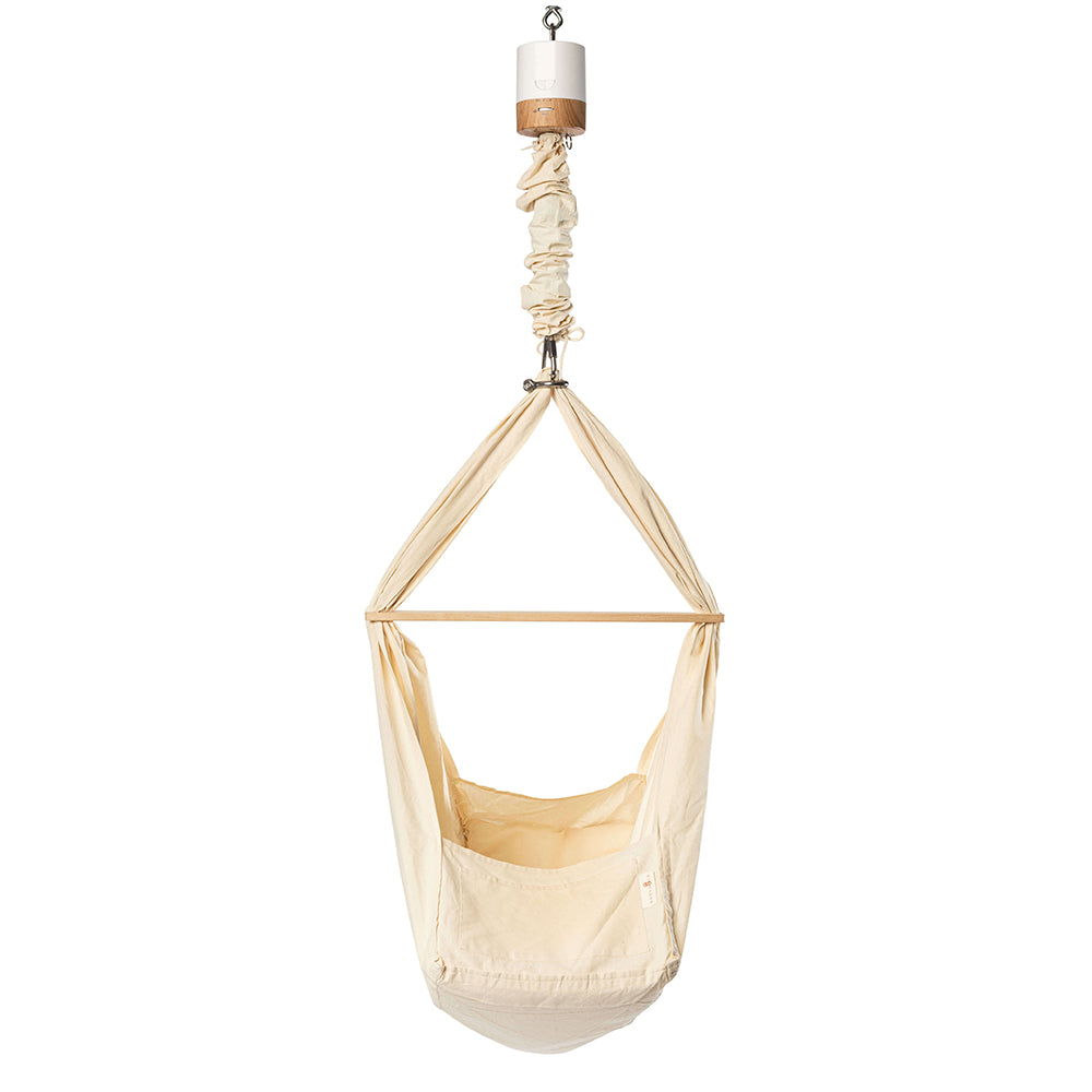 Slyngevugge Med Motor   Hvid   Nature White    .dk fra Babynohr