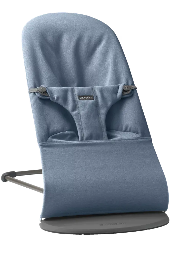 Skråstol Bliss   Vævet Mélange, Blå fra Babybjörn