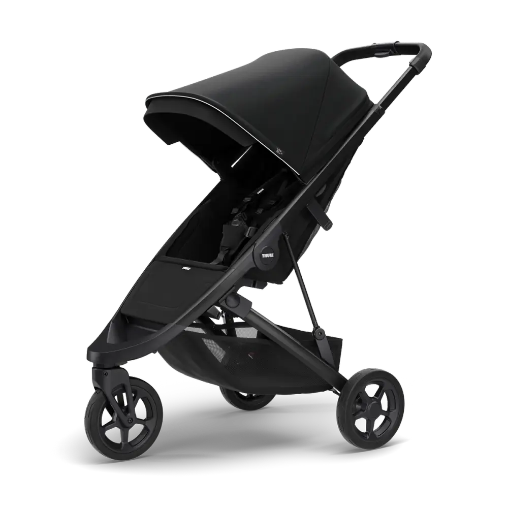 Spring Klapvogn   Black Black fra Thule