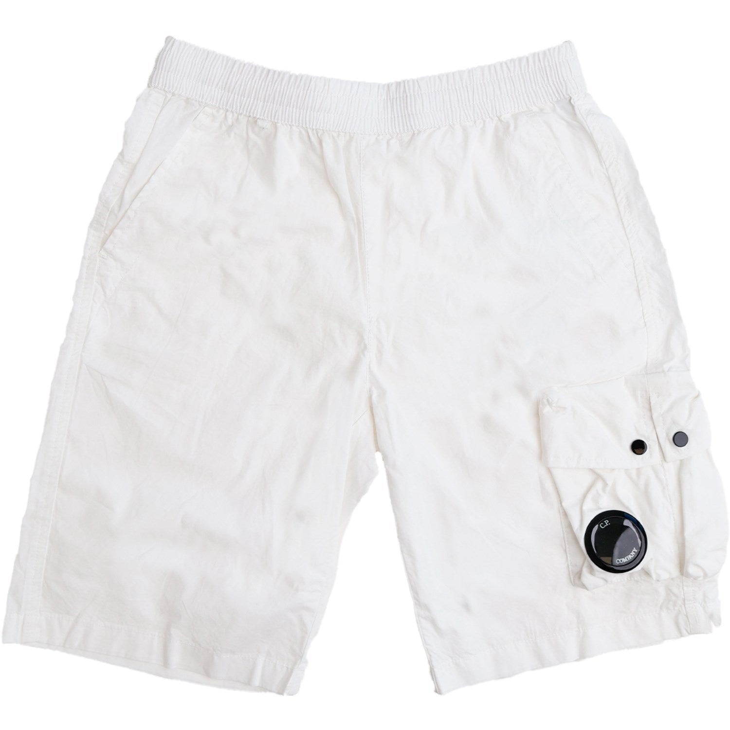 Gauze White Bermuda Shorts   Str. 12 år fra C.p. Company