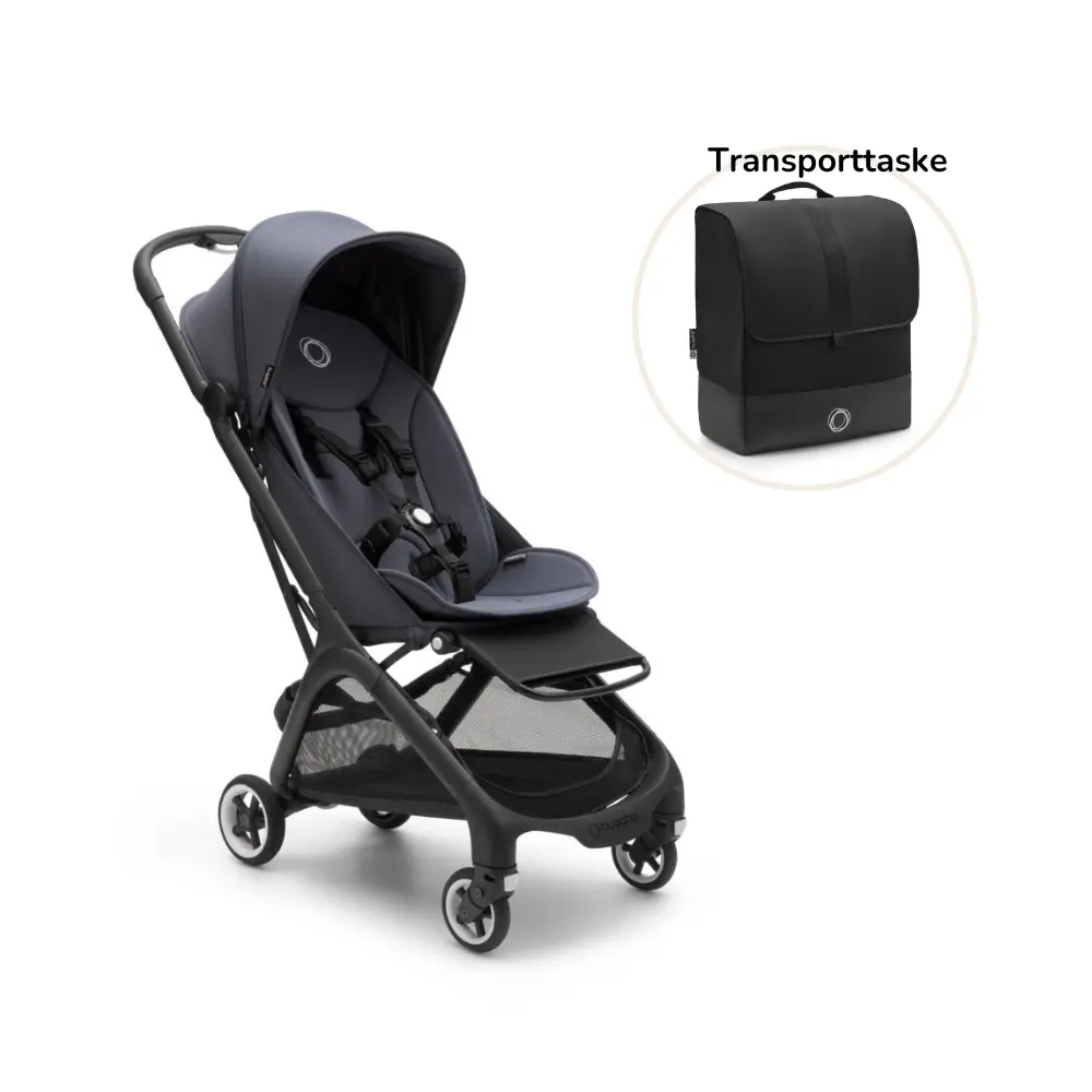 Butterfly Inkl. Transporttaske   Stormy Blue fra Bugaboo