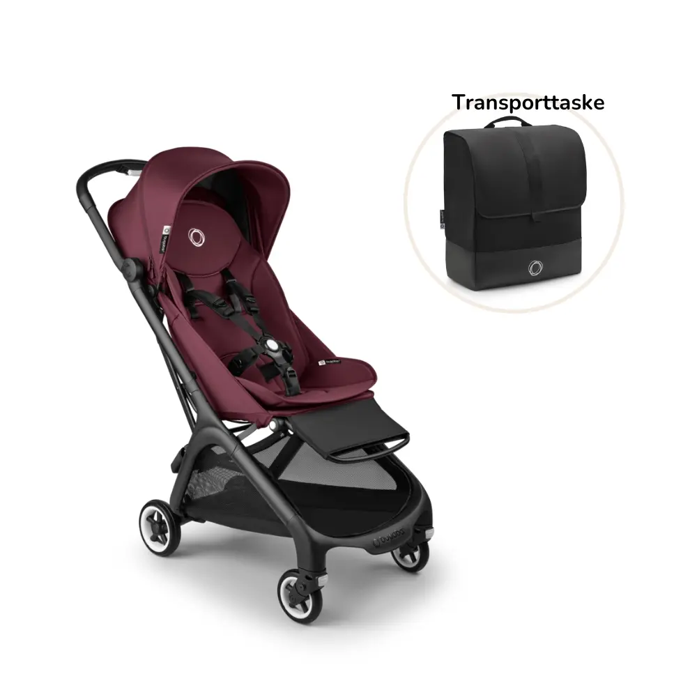 Butterfly Inkl. Transporttaske   Dark Cherry fra Bugaboo