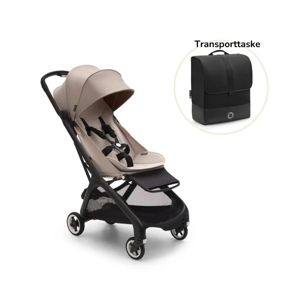 Butterfly Inkl. Transporttaske   Desert Taupe fra Bugaboo