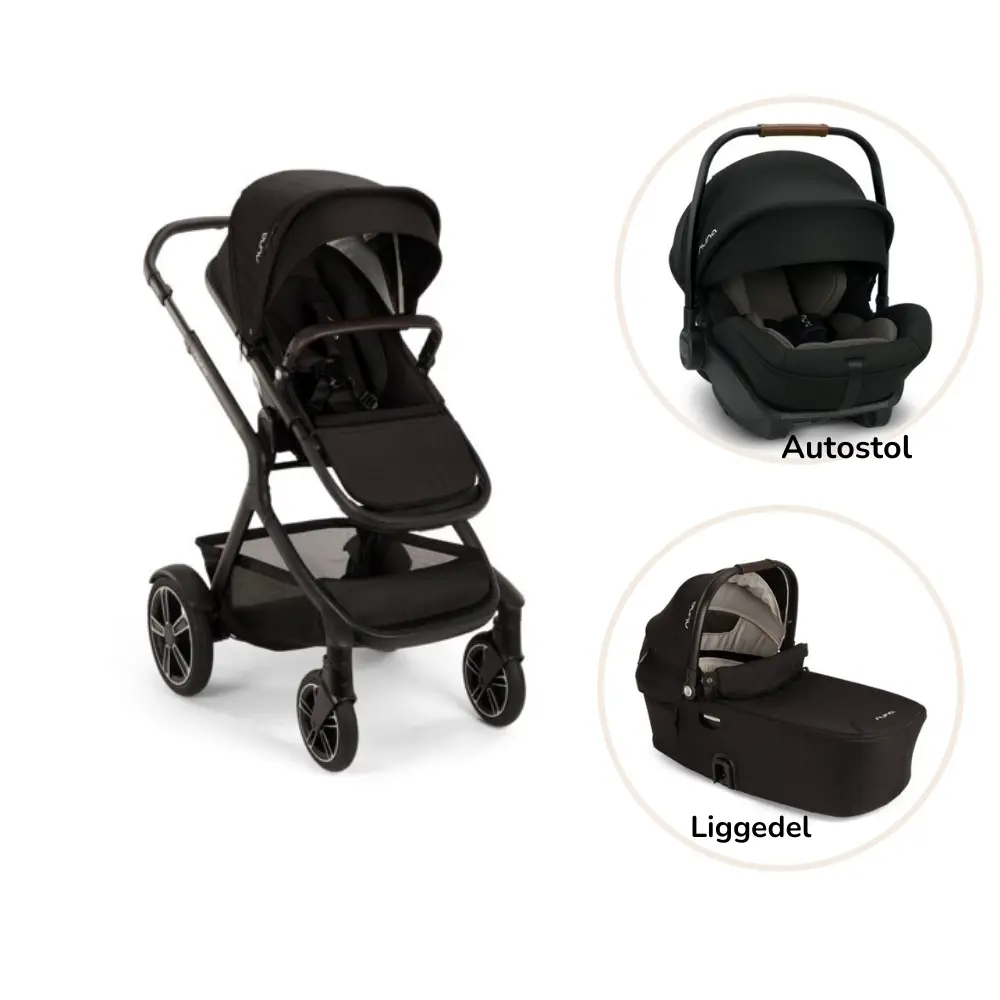 Demi Next Inkl. Carrycot Og Arra Next Caviar fra Nuna