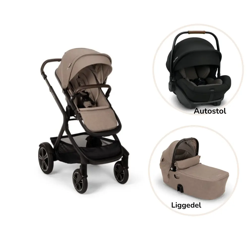 Demi Next Inkl. Carrycot Og Arra Next Caviar Cedar fra Nuna