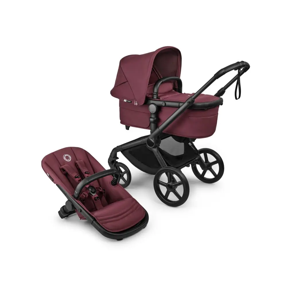 Fox 5 Renew Complete   Black Dark Cherry fra Bugaboo