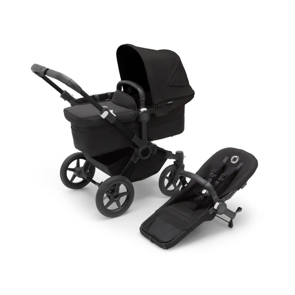 Donkey 5 Mono Complete   Midnight Black Black Stel fra Bugaboo
