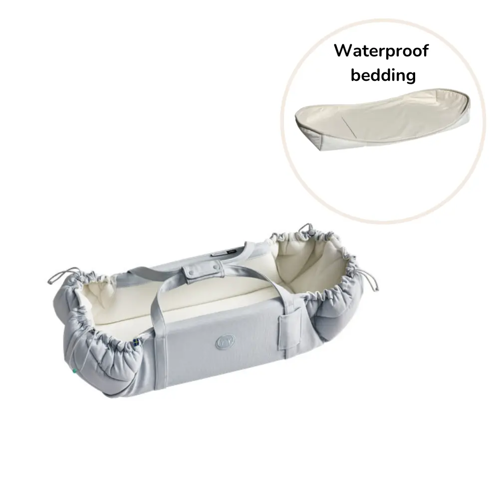 Sleepcarrier X Inkl. Waterproof Bedding   Sky Blue fra Najell