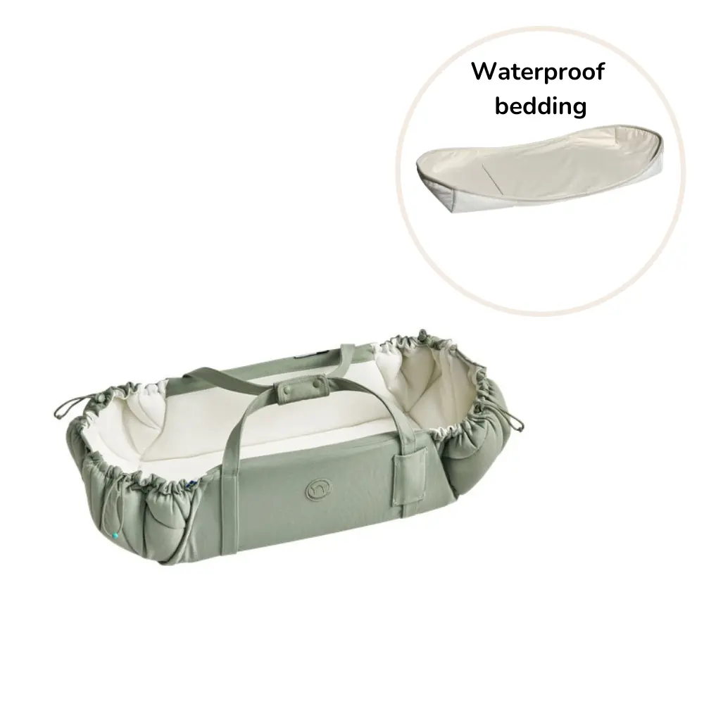 Sleepcarrier X Inkl. Waterproof Bedding   Agave Green fra Najell