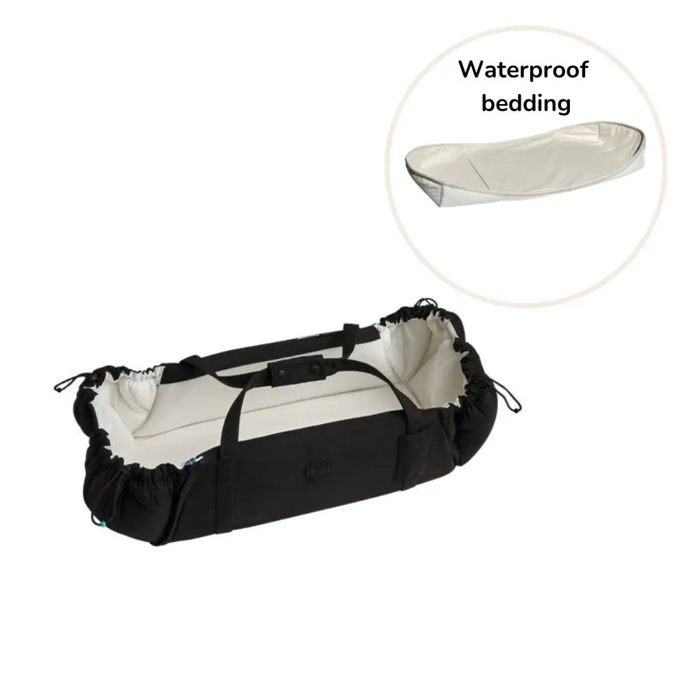 Sleepcarrier X Inkl. Waterproof Bedding   Matte Black fra Najell