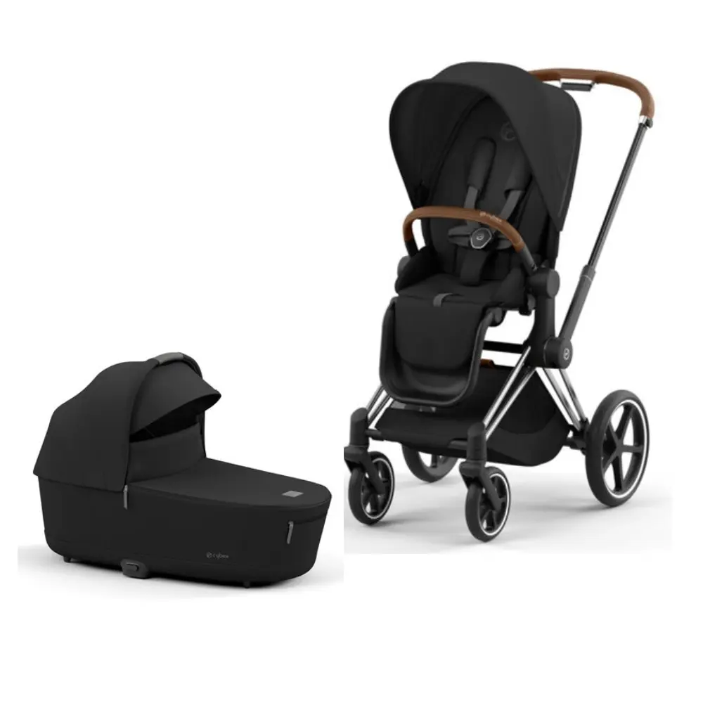 Priam Duovogn   Sepia Black Chrome Brown fra Cybex