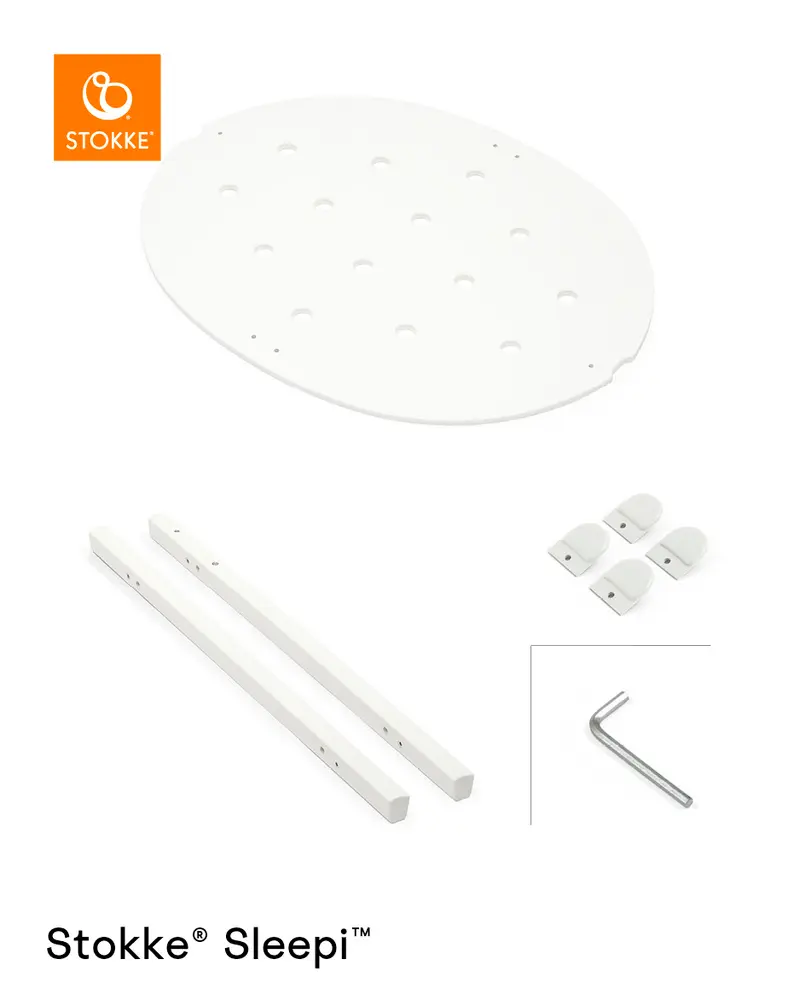 Ombygningssæt Fra Sleepi Til Sleepi Mini   Hvid V3 fra Stokkeâ®