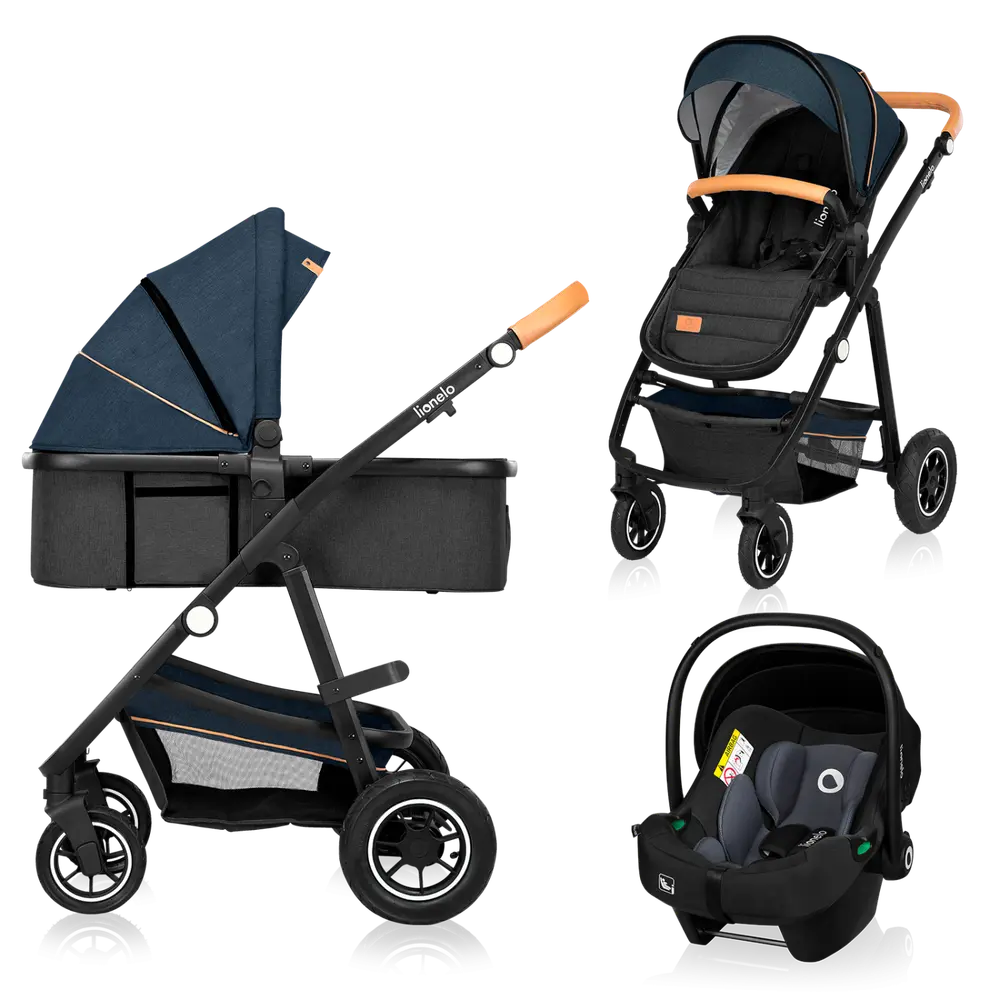 Amber 3i1 Duovogn   Blue Navy fra Lionelo