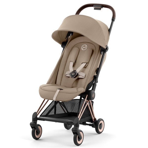 Coya Klapvogn Rosegold Cozy Beige fra Cybex