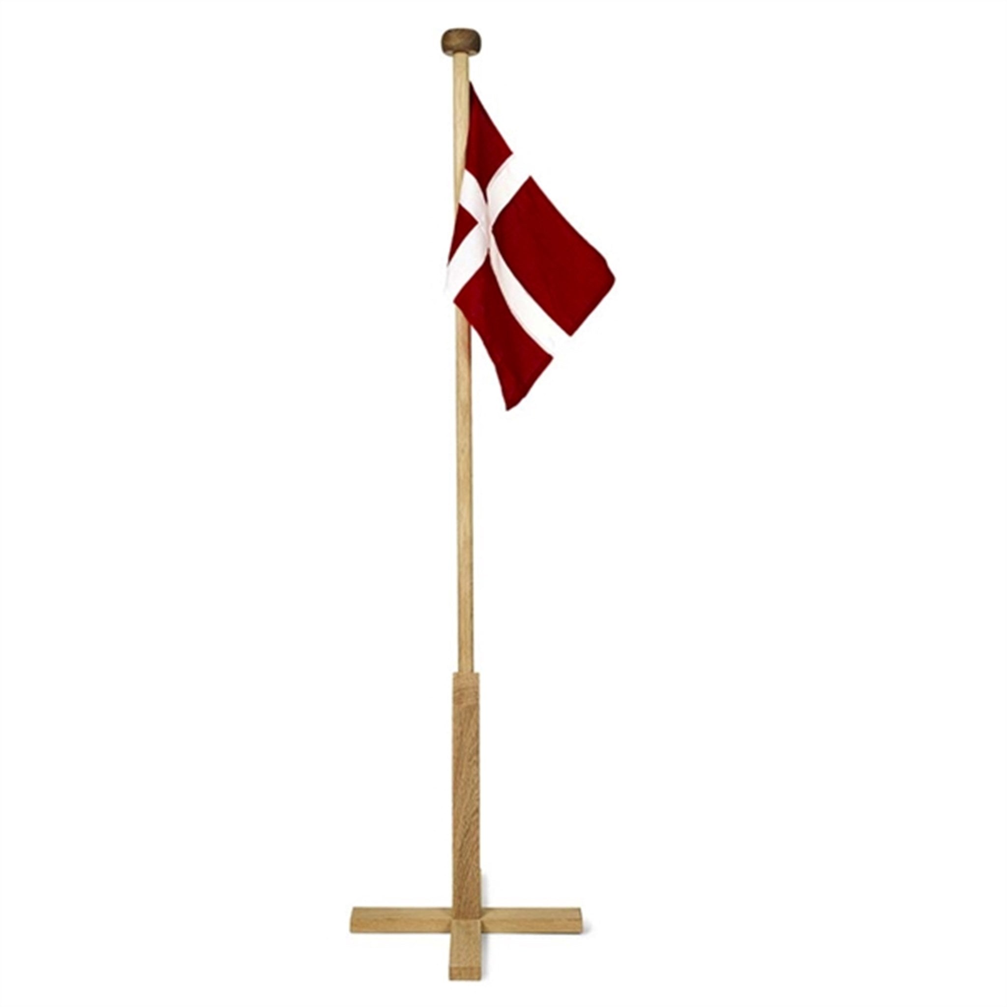Flagstang Luksus M. Dannebrogsflag   180cm fra Langkilde & Søn