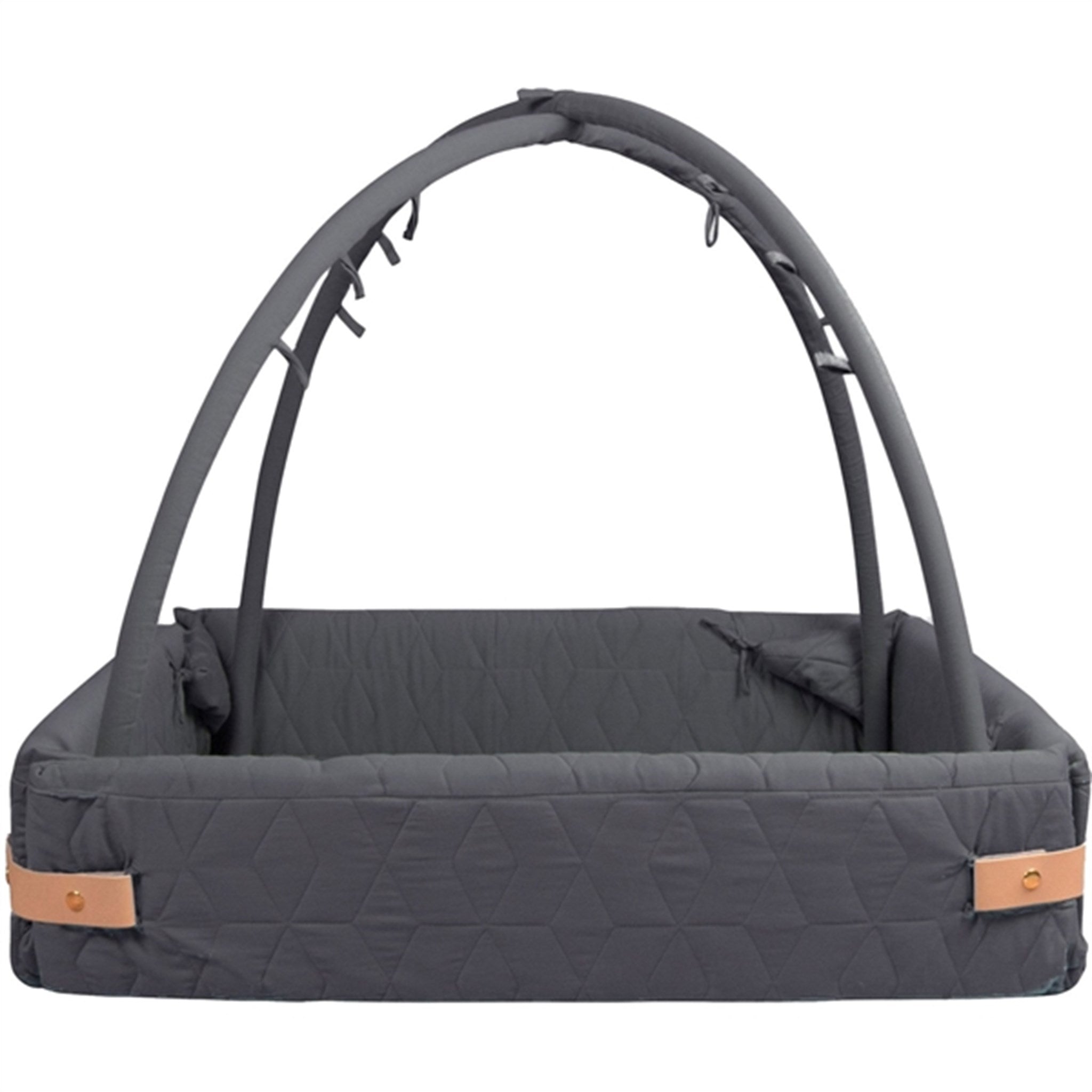 Aktivitetsnest Soft Quilt Stone Grey fra Filibabba