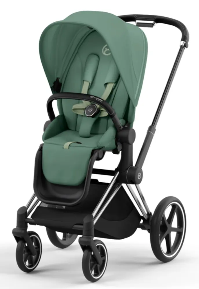 Priam Klapvogn   Leaf Green Chrome Black fra Cybex