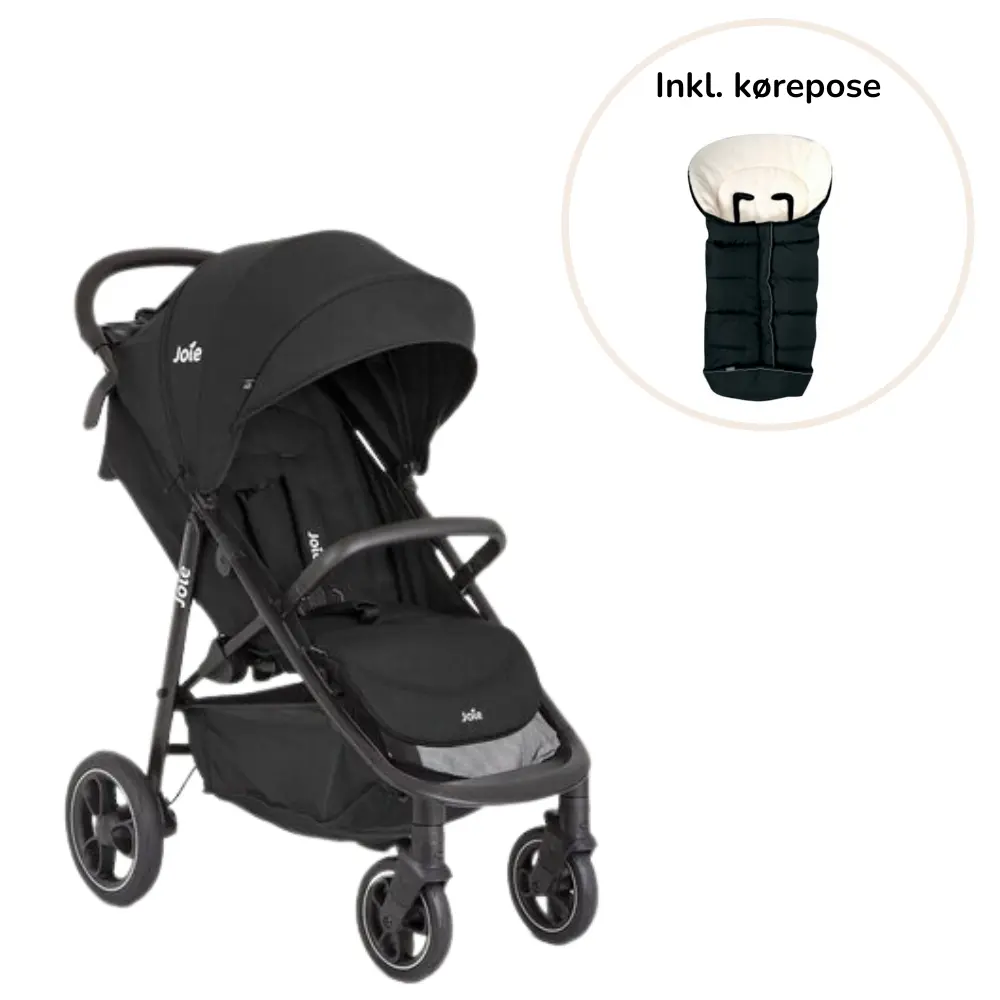 Joie Litetrax Pro Klapvogn med Scandia Kørepose - Tilbud!