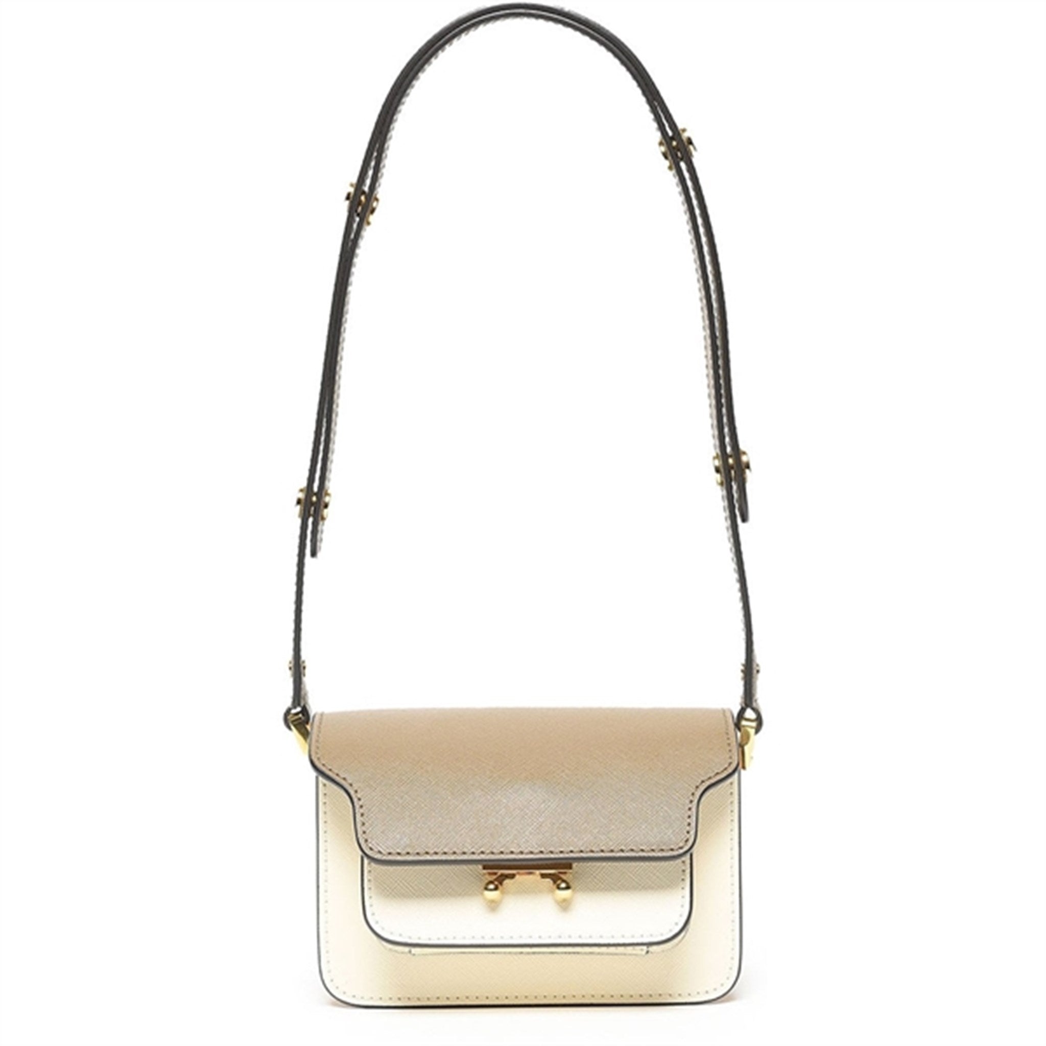 Cigar Shell Pumpkin Skuldertaske fra Marni