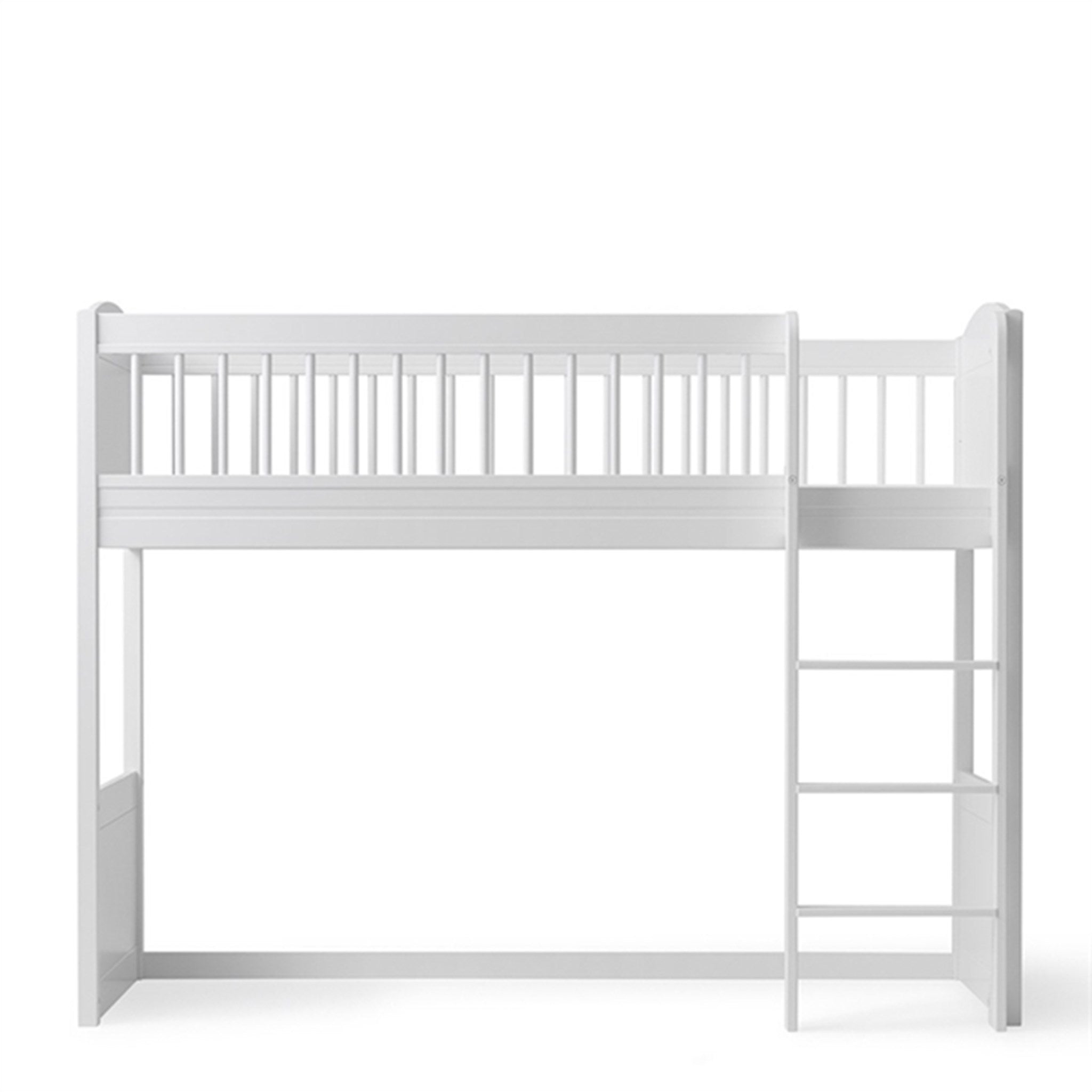 Seaside Lille+ Halvhøj Seng Hvid fra Oliver Furniture