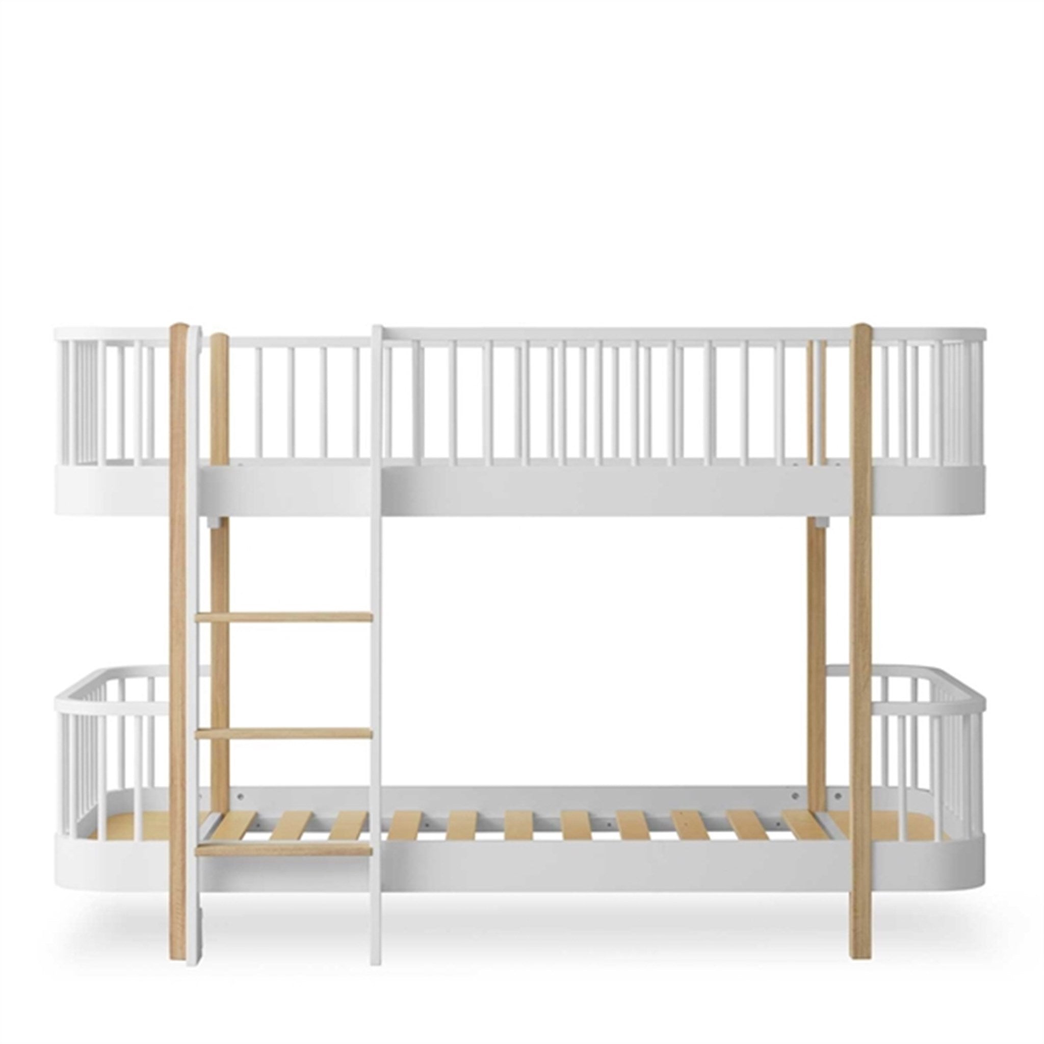 Wood Halvhøj Køjeseng Hvid Eg fra Oliver Furniture