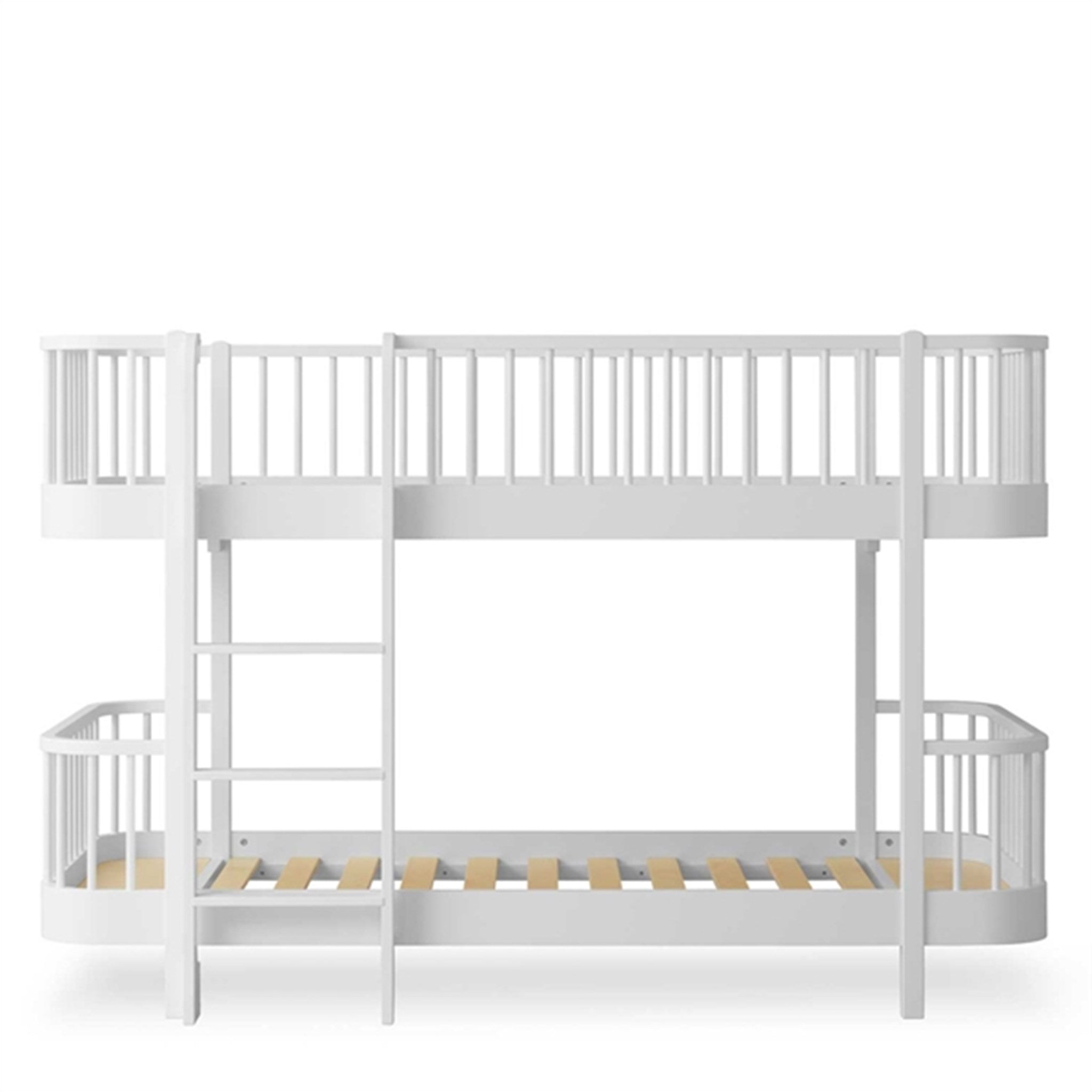 Wood Halvhøj Køjeseng Hvid fra Oliver Furniture