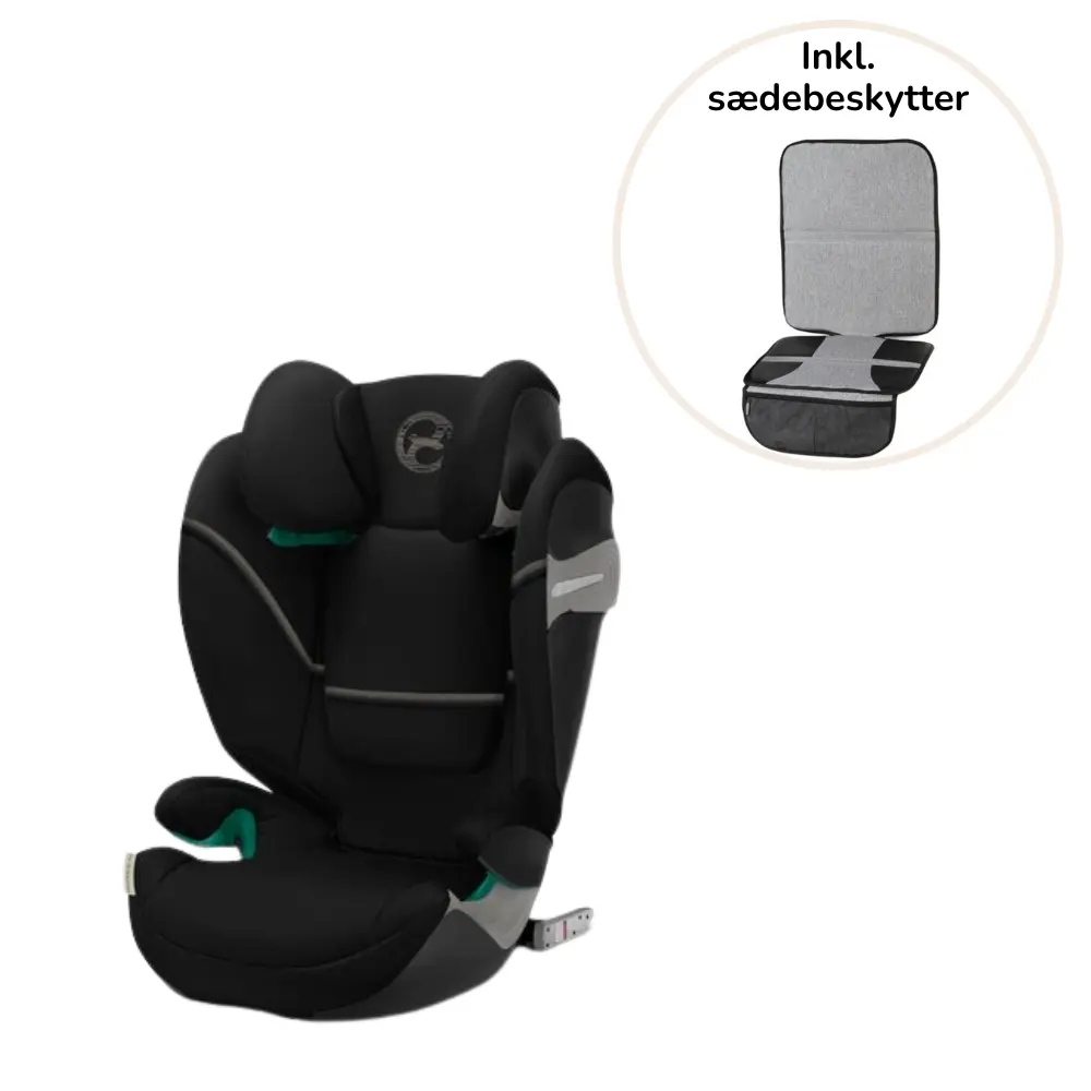 Solution S2   Moon Black Inkl. Sædebeskytter fra Cybex
