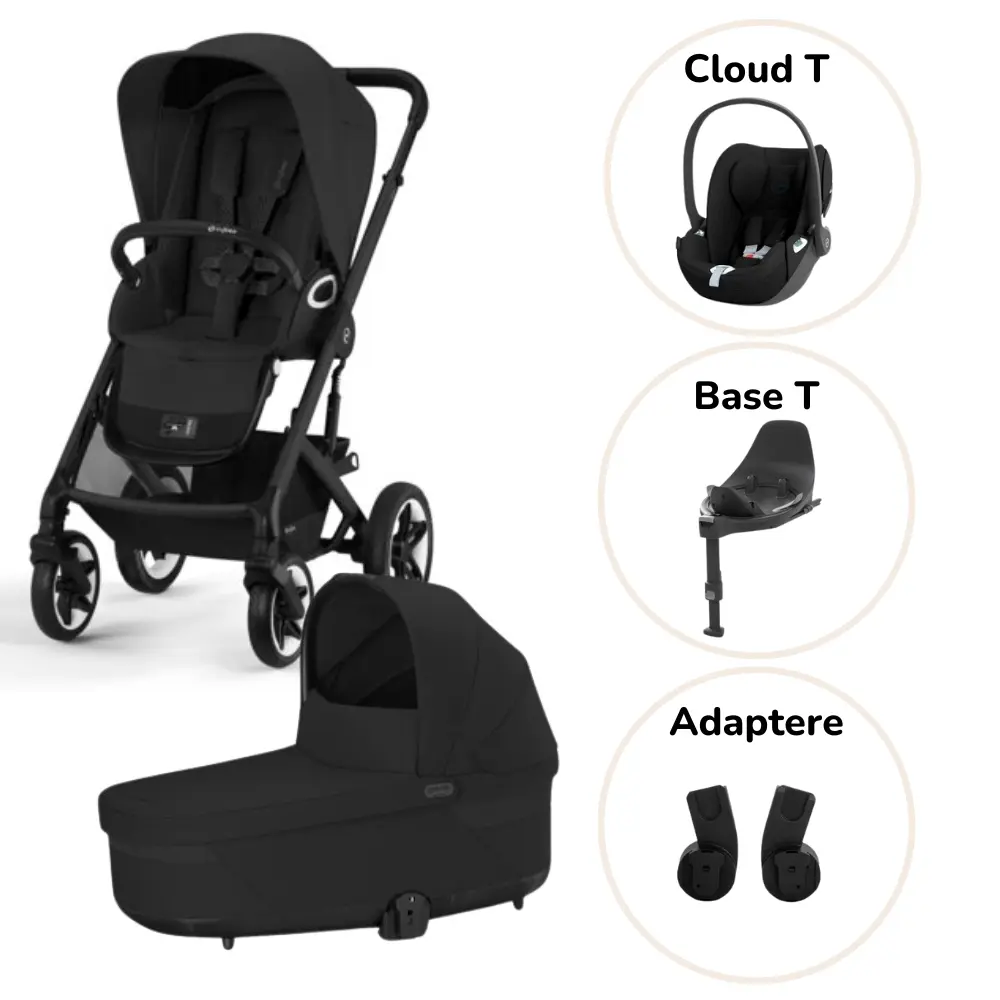 Talos S Lux Pakke   Moon Black fra Cybex