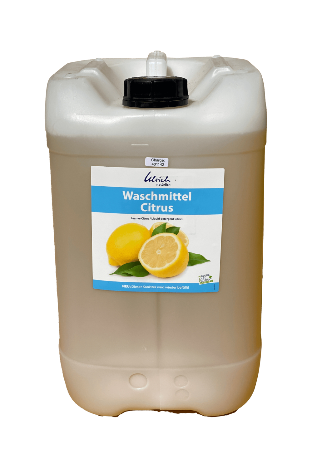 Vaskemiddel Med Citrus   25 L   økologisk fra Ulrich Natürlich