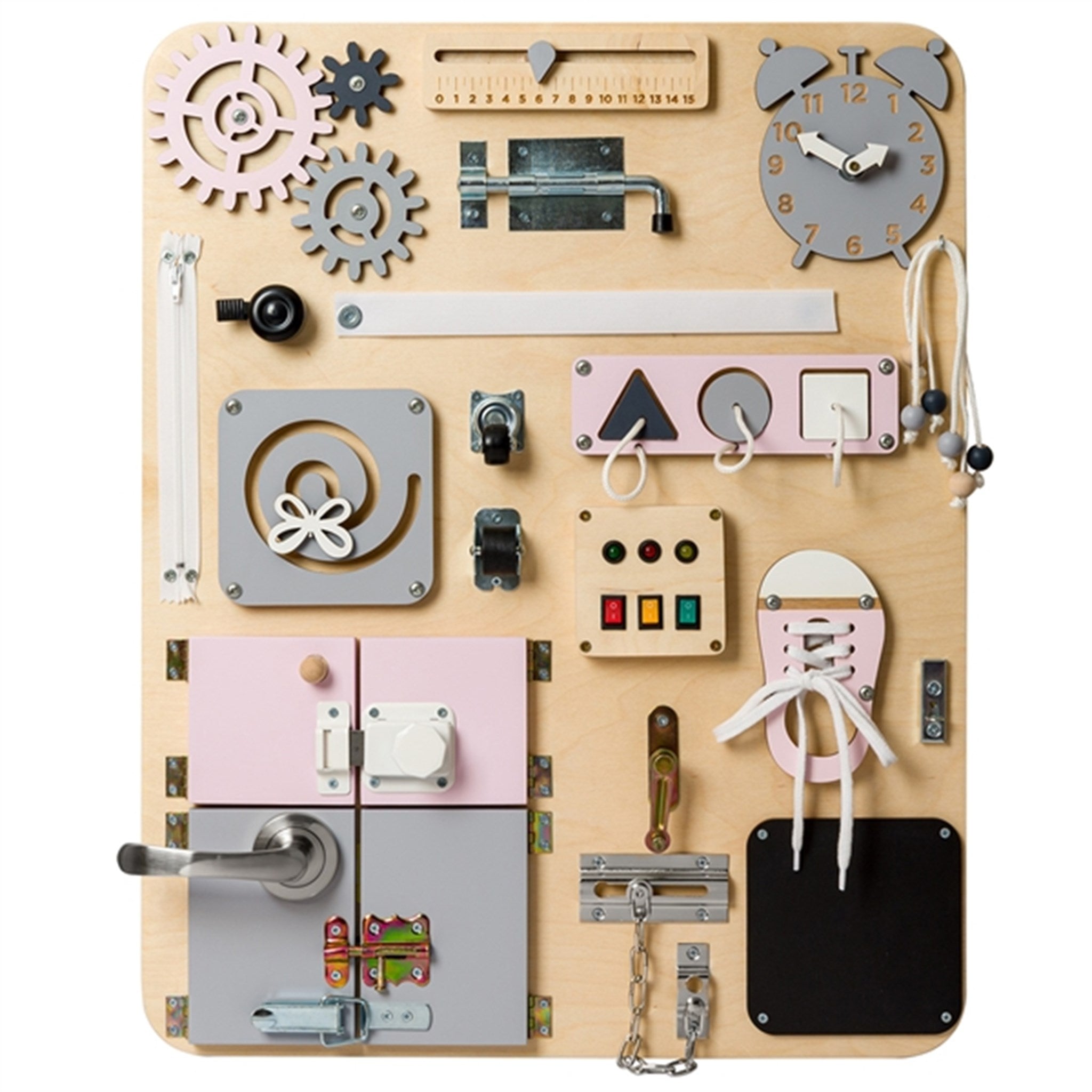 Woobiboard Plus Natural Rosa fra Woobiboo