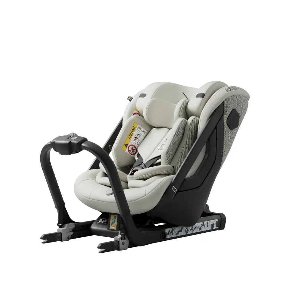 Axkid ONE+ 3 Autostol i Beachgrass Beige - Sikkerhed Først!
