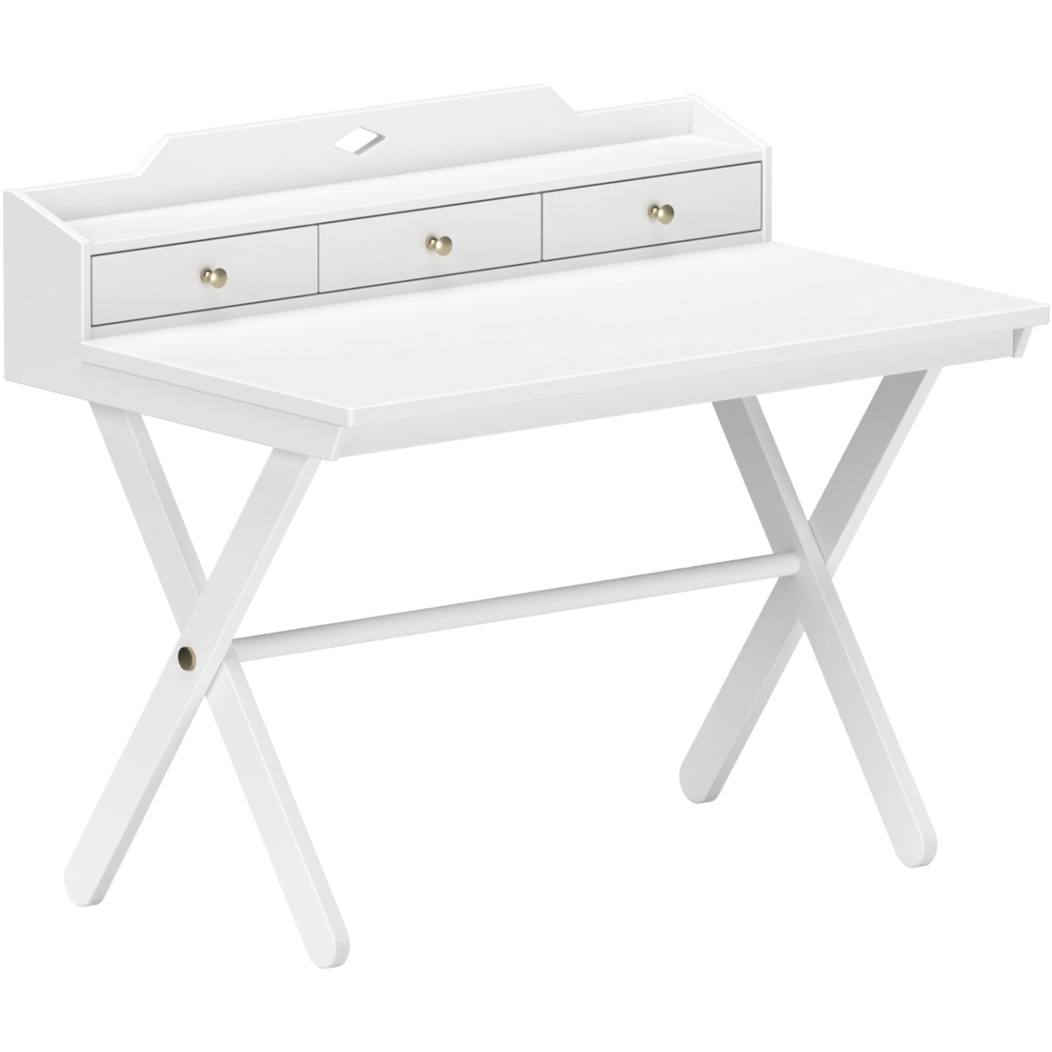White Luca Skrivebord fra Cam Cam Copenhagen