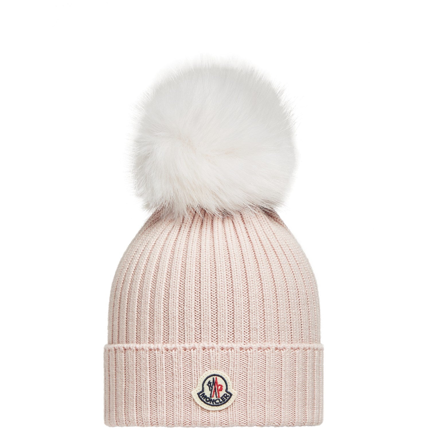 Light Pink Beanie   Str. S fra Moncler