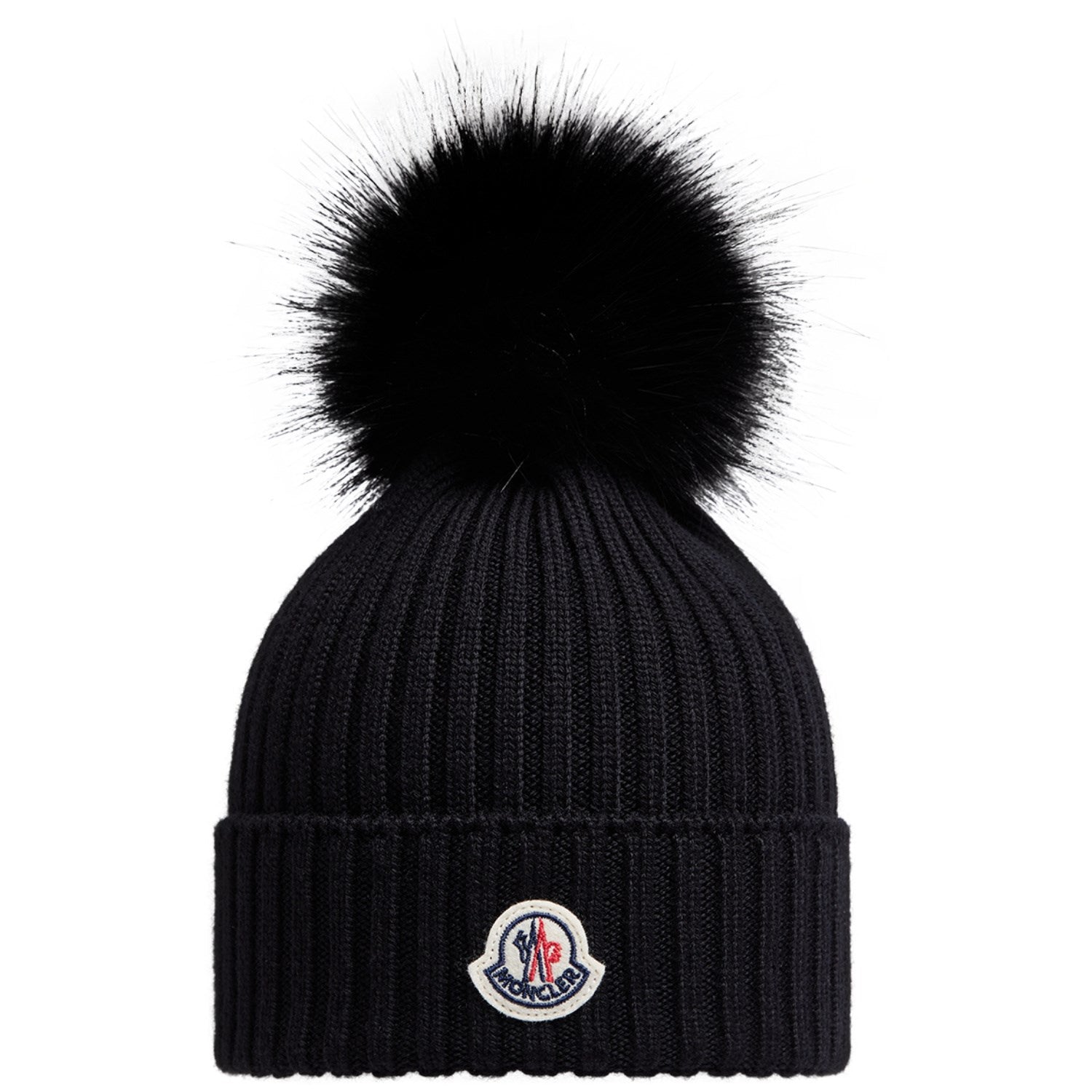 Black Beanie   Str. S fra Moncler