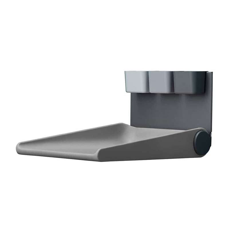 Wallyâ¢ Væghængt Puslebord   Dusty Grey fra Leander