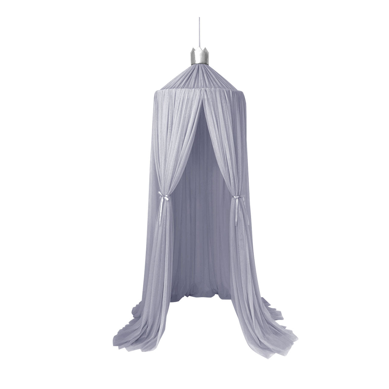 Sengehimmel Dreamy Light Grey   Guld Krone fra Spinkie