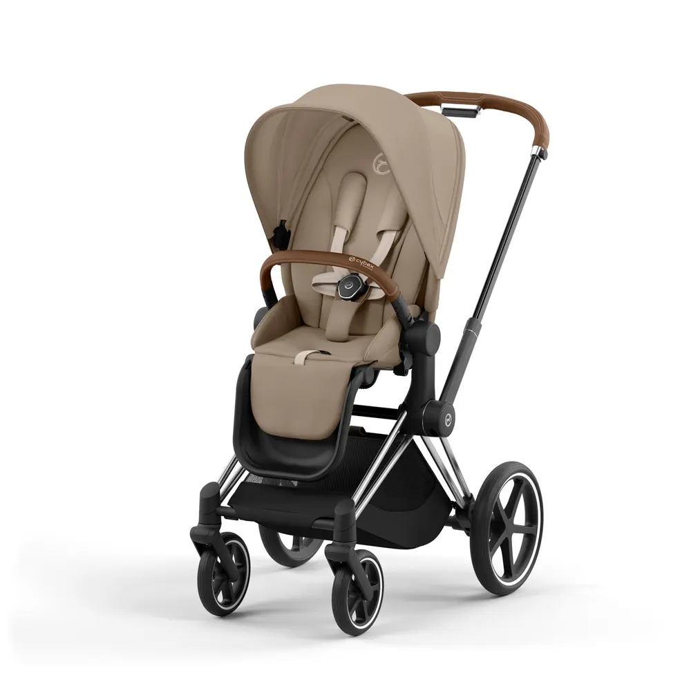 Priam Klapvogn   Cozy Beige Chrome Brown fra Cybex