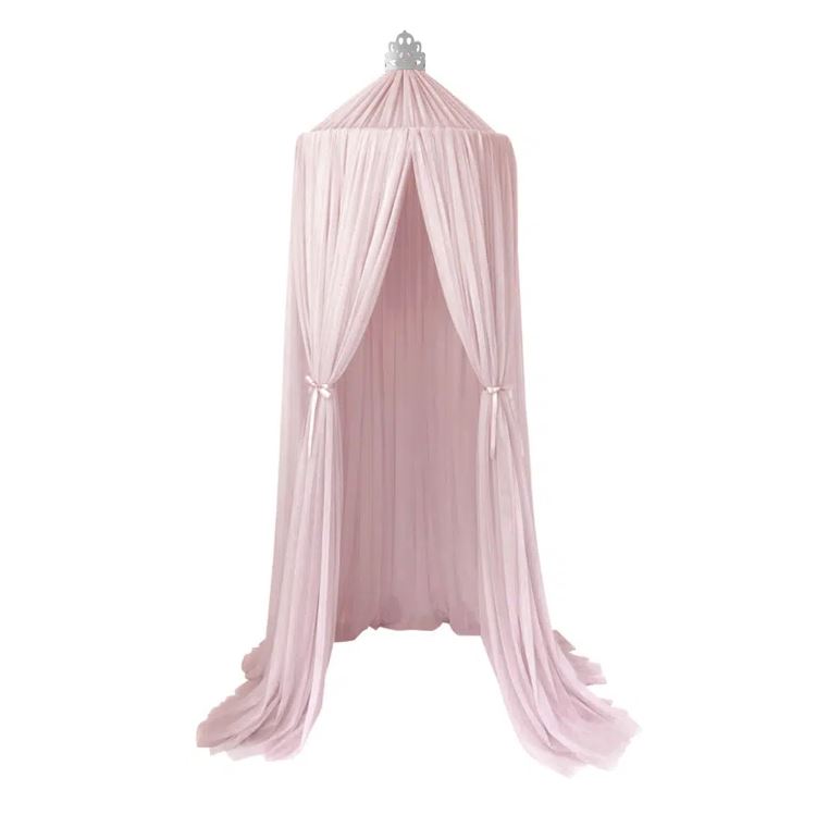Sengehimmel Dreamy Pale Rose   Sølv Krone fra Spinkie