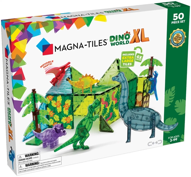 Magna Tiles   Dino World    50 Stk. fra Magna-tiles