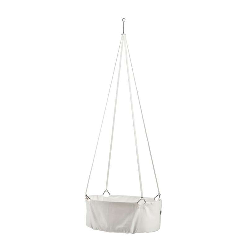 Classicâ¢ Vugge M. Madras   Hvid fra Leander