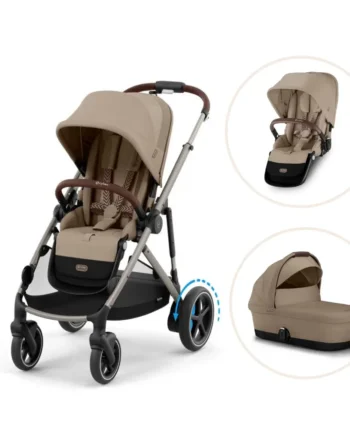 Egazelle Søskendevogn Almond Beige