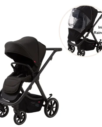 Evoke Klapvogn Inkl Regnslag Sort