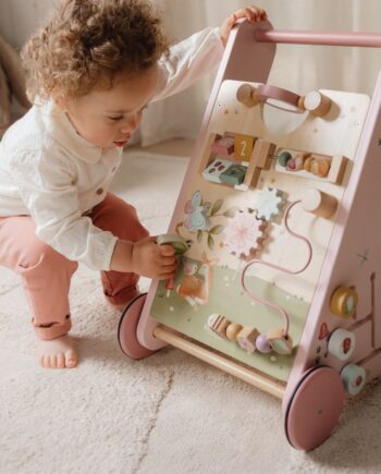 Gåvogn Little Dutch Rosa Træ Sjove Aktiviteter Til Baby