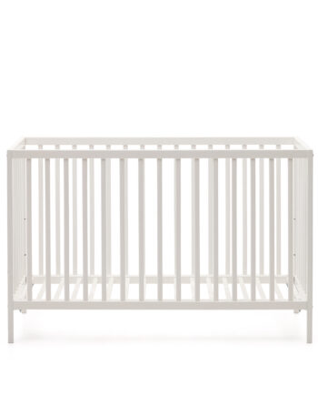 Kave Home Shantal Tremmeseng Til Baby Justerbar Madrashøjde Hvid Asketræ 60x120