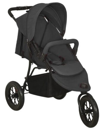 Klapvogn Stål Antracitgrå