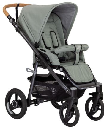 Naturkind Klapvogn Lux Evo Jade Støvet Grøn