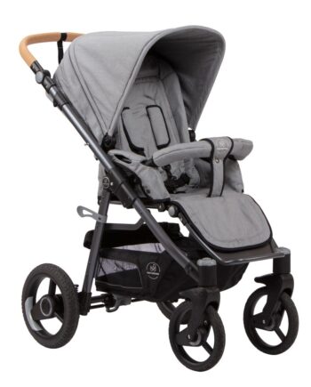Naturkind Klapvogn Lux Evo Siebenschlafer Vegansk Grå Meleret