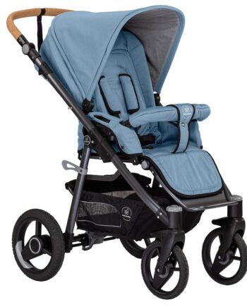 Naturkind Klapvogn Lux Evo Topas Klar Blå
