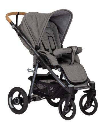Naturkind Klapvogn Lux Evo Tulum Grå Mønster